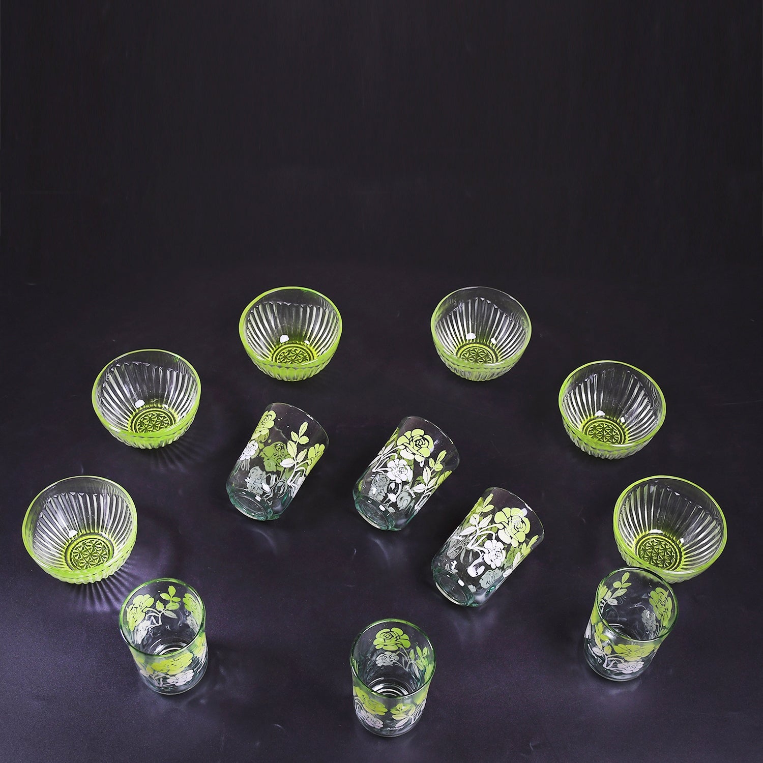 7133 Round 6 Glass With 6 Bowl Set, All Purpose Serving Set For Home & Kitchen Use DeoDap 7133 Round 6 Glass With 6 Bowl Set, All Purpose Serving Set For Home & Kitchen Use DeoDap